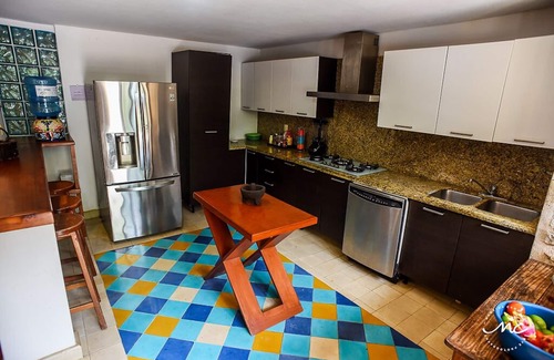 Xcaret House | Family-Friendly Stone House with Pool and Garden Oasis