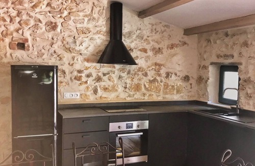 Lussan House | Inviting Stone Mazet with Heated Pool Near Uzes