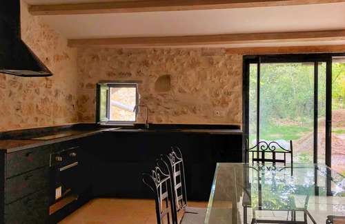 Lussan House | Inviting Stone Mazet with Heated Pool Near Uzes