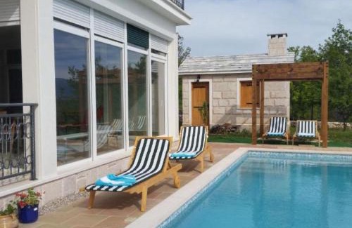Cista Provo Villa | Elegant Stone Villa Bosnic: Oceanfront Retreat with Pool