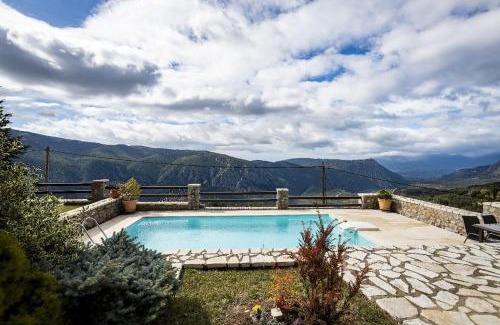 Arachova Apartment | Stone Villa Retreat with Private Pool in Arachova