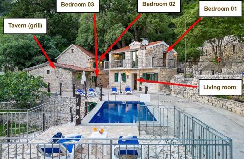 Makarska Villa | New Stonehouse Residence in Makarska with Heated Pool