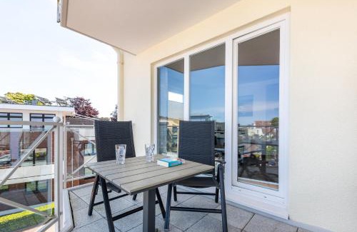 Laboe Apartment | Beachfront Bliss at Strandhotel 28 with Ocean Views