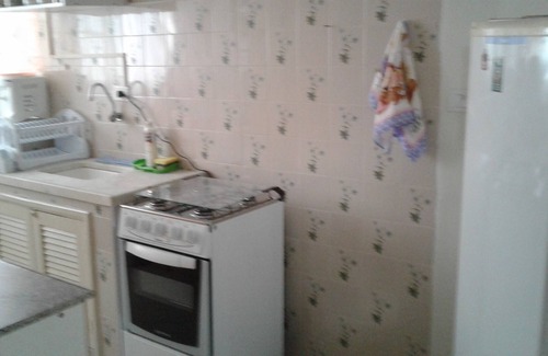 Canto do Forte Apartment | Street faces the fish boutique, two blocks from the beach,