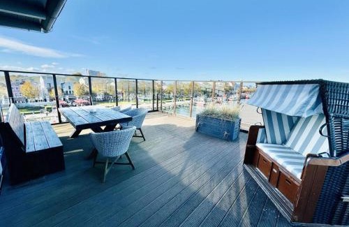 Warnemuende Apartment | Stromdampfer, Lounge