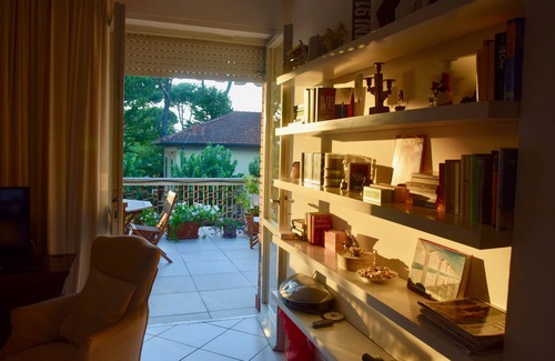 Forte dei Marmi Apartment | Ideal Oceanfront Attic with Balcony, Steps from the Sea