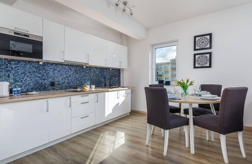 West Pomeranian Voivodeship Apartment | Pet-Friendly Retreat with Balcony in Kolobrzeg