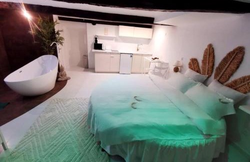Les Arcs-sur-Argens Apartment | Inviting Studio with Round Bed & Massage Table in Aux Arcs