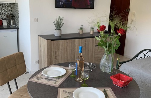 Sainte-Maxime City Centre Apartment | Oceanfront Studio 3: Pet-Friendly, Spa & Private Parking