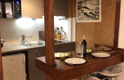 Saint-Etienne-de-Tinee Apartment | Beachfront Studio AURON for 4 with Breakfast & Ocean View