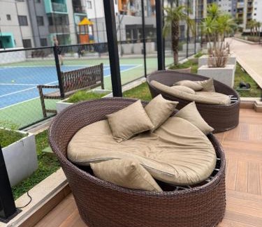 Contorno Apartment | Studio aconchegante, moderno e completo