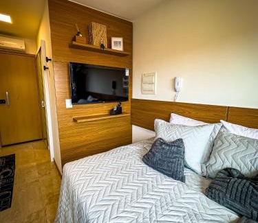 Boca do Rio Apartment | Highly Rated Studio Aconchegante with Pool and Breakfast