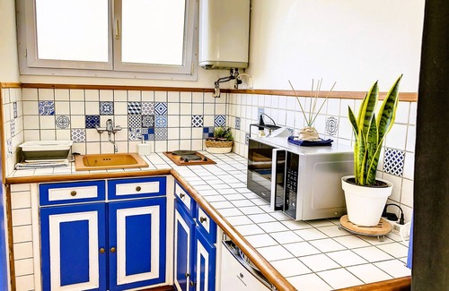 Mediterranee Apartment | Tranquil Studio "Aline à la Plage" with Oceanfront Bliss