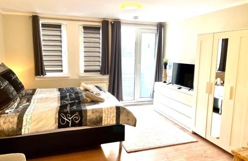Mickten Apartment | Delightful Studio by the Elbe with Balcony and Netflix