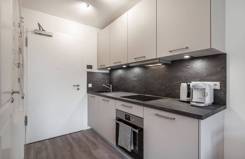 Neustadt in Holstein Apartment | Stylish Studio Apartment with Balcony Near the Port