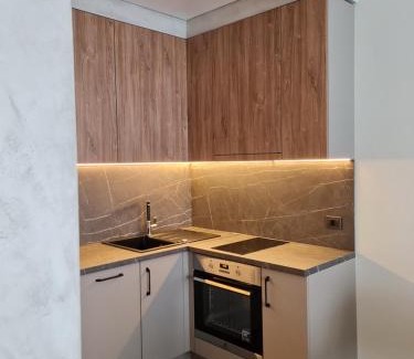 Vilnius city municipality Apartment | Cozy Studio Apartment with Balcony for Your Getaway