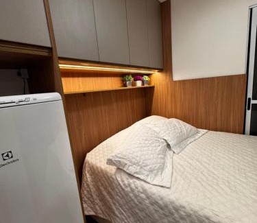 Sao Paulo Apartment | Studio Apartamento próximo ao Estádio Morumbi estação de ônibus metrô e shopping