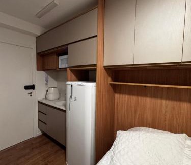 Sao Paulo Apartment | Studio Apartamento próximo ao Estádio Morumbi estação de ônibus metrô e shopping