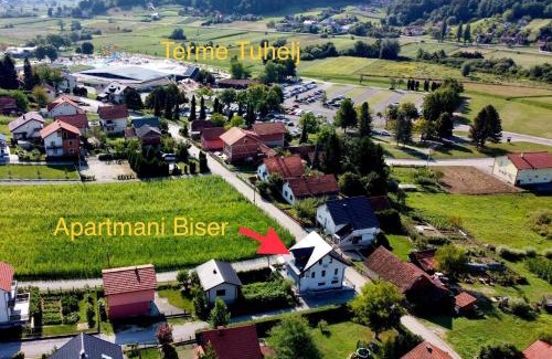 Tuhelj Apartment | Deluxe Studio Apartmani BISER: Family-Friendly & Hot Tub