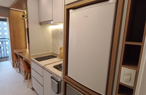 Indianopolis Apartment | Cozy Studio 803 Near Ibirapuera Park with Pool and Kitchen