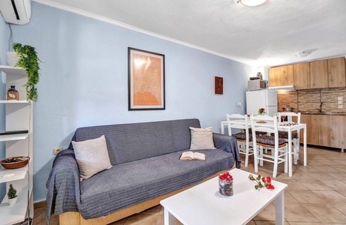 Drimonas Apartment | Cozy Kerkis Apartment with Mountain View & Beach Access