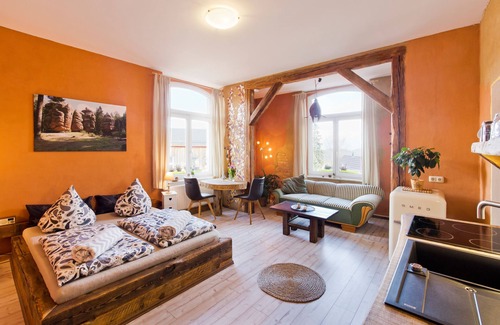 Oybin Apartment | Cozy Studio Apartment "Ostersund" with Pool & Spa Amenities