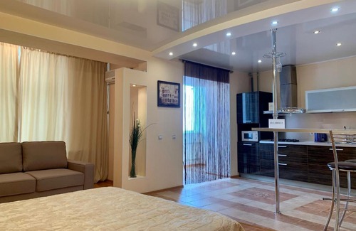 Nizhny Novgorod Apartment | Stylish Studio Apartment Stylo: Pet-Friendly & Accessible