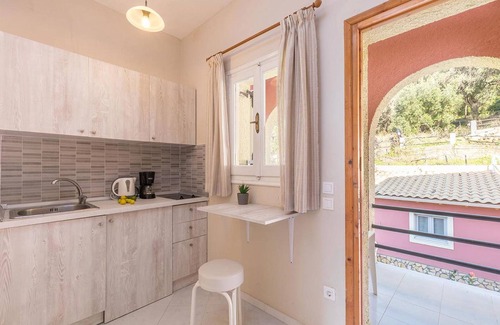 Parelia Apartment | Inviting Studio Apartments with Pool & Ocean View in Corfu
