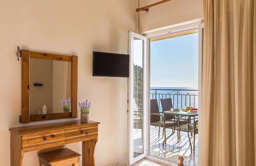 Parelia Apartment | Inviting Studio Apartments with Pool & Ocean View in Corfu