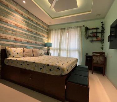 Chicalim Apartment | Rooftop Studio Apartment with Panoramic Views in Dabolim