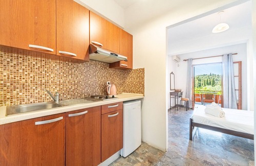 Lakones Apartment | Cozy Arianna Studio with Sea View & Shared Pool Access