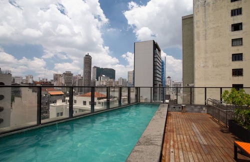 Republica Apartment | Guest Rated: Studio Aurora Paulista 606 with Pool & Spa