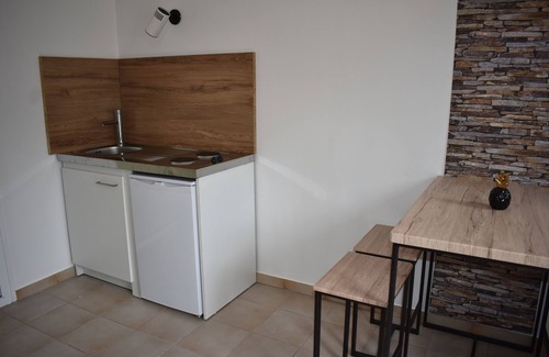 Ruoms Apartment | Relaxing Studio with Pool, Steps from River & City Center