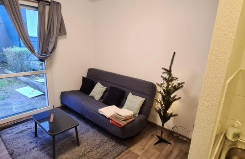 Canardiere Est Apartment | Cozy Studio with Terrace and Wifi in Strasbourg