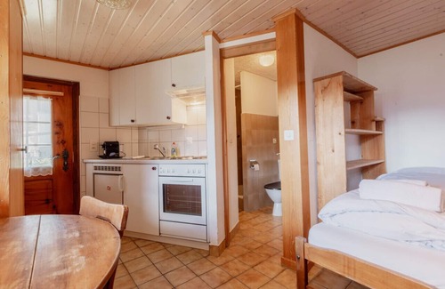 Grimentz Apartment | Cozy Studio with Mountain Views and Family-Friendly Amenities