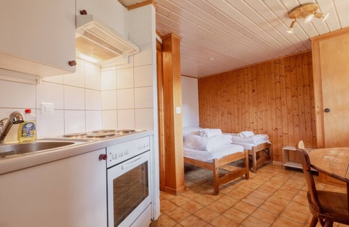 Grimentz Apartment | Cozy Studio with Mountain Views and Family-Friendly Amenities