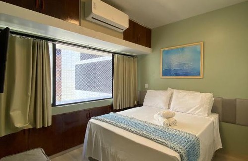 Jatiuca Apartment | Studio Beira Mar Piscina Cobertura Localização perfeita Jatiúca