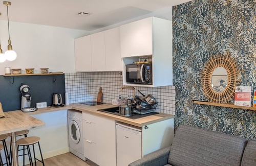 Anglet Apartment | Discover Studio Biarritz: Pool, Beach Access & Golf Nearby