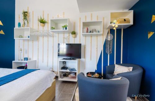 Vemars Apartment | Family-Friendly Studio Bleu Near Parc Astérix and CDG