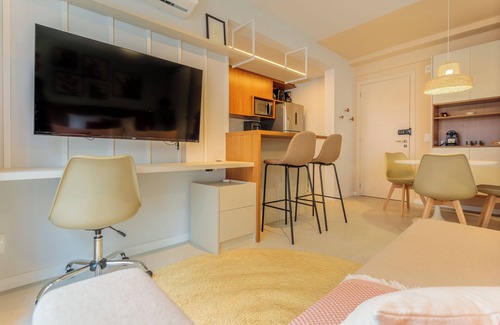 Centro Apartment | Studio c/garagem perto do BeiramarShopping GD3508