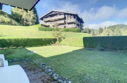 Combloux Apartment | Cozy Studio Cabine with Private Garden near Bouchet Ski Lift