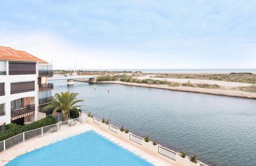 Saint-Cyprien Plage Apartment | Cozy Studio Cabine with Pool, Terrace & Beach Access