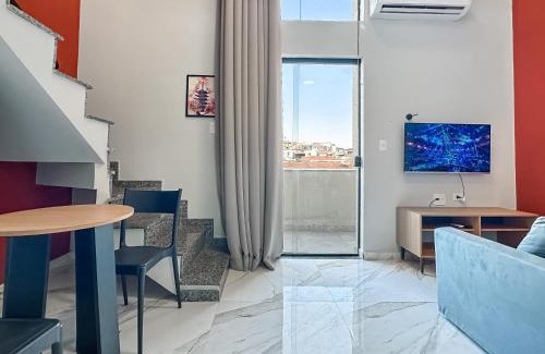 Sao Paulo Apartment | Studio CGH Confortaével Expo Imigr Zen Duplex AC