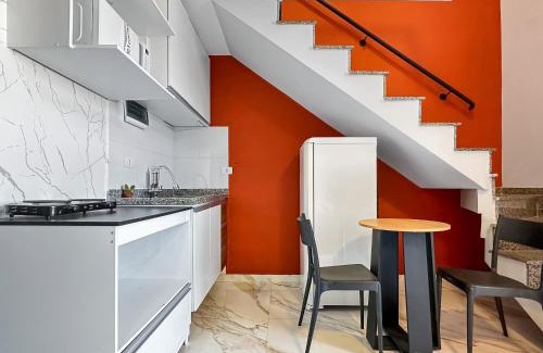 Sao Paulo Apartment | Studio CGH Confortaével Expo Imigr Zen Duplex AC