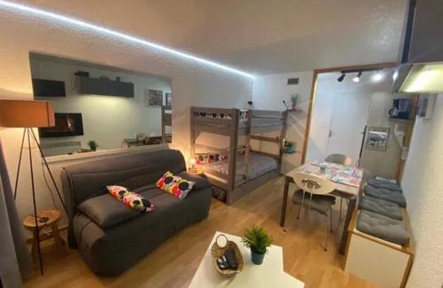 Le Corbier Apartment | Studio chaleureux à Villarembert, 22 m², proche des pistes