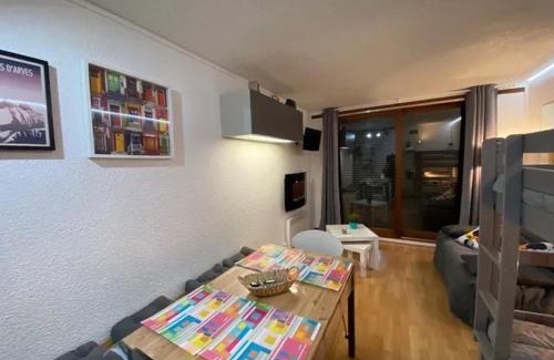 Le Corbier Apartment | Studio chaleureux à Villarembert, 22 m², proche des pistes