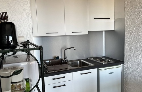 Marine de Saint Ambroggio Apartment | Seaside Studio with Kitchen, 900m from Beach Access