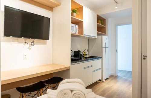 Consolacao Apartment | Discover XBase Studio Parque Augusta-Higienópolis for Families