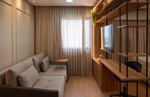 Medianeira Apartment | Discover Studio Cosmopolita: Child-Friendly & Highly Rated