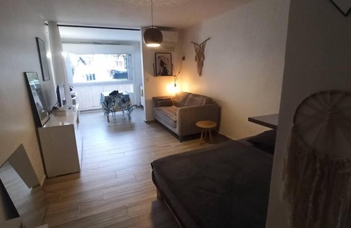 Bas du Fort Apartment | Cozy Studio at Marina Bas du Fort with Inviting Pool
